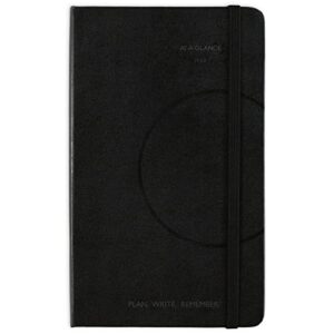 at-a-glance 2023 daily planner, plan. write. remember, 5″ x 8-1/4″, small, pocket, black (70680005)
