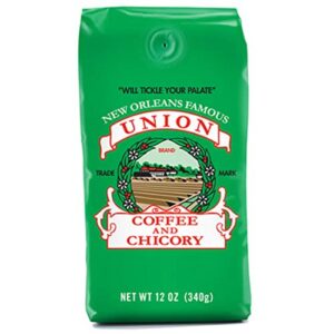 french market coffee, union coffee and chicory, 12 oz bag