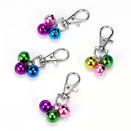 Cat Collar Bells Loud Dog Bell Training Charm Pendants for Pet Puppy Kitty Necklace Collar (5 PCS, Colorful)