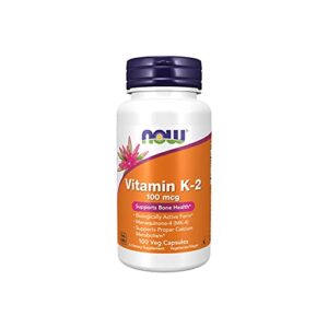 now supplements, vitamin k-2 100 mcg, menaquinone-4 (mk-4), supports bone health*, 100 veg capsules