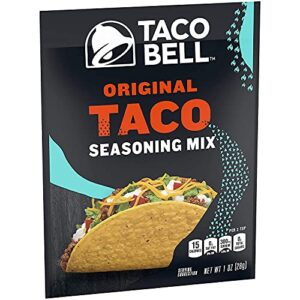 2 Taco Bell Sauces and 2 Taco Bell Taco Seasonings (HOT), 1 Fl Oz (Pack of 1)