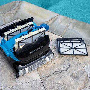 DOLPHIN Nautilus CC Plus Robotic Pool Vacuum Cleaner with Upgraded Ultra-Fine Filters, The Effortless Way to an Exceptionally Clean Pool, Ideal for In-ground Swimming Pools up to 50 Feet…