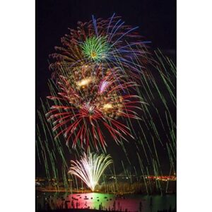 ArtDirect Colorado, Frisco Fireworks Display on July 4th V 32x48 Huge Unframed Art Print Poster Ready for Framing by Lord, Fred