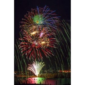 artdirect colorado, frisco fireworks display on july 4th v 32×48 huge unframed art print poster ready for framing by lord, fred