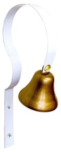 lanier shopkeepers bell – don’t let another customer slip out (white)