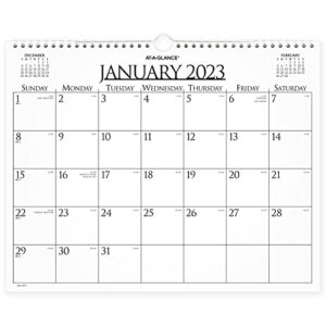 at-a-glance 2023 wall calendar, 14 ⅞ ” x 11 ⅞ “, medium, spiral bound, monthly, reversible, business (997-1)