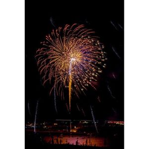 ArtDirect Colorado, Frisco Fireworks Display on July 4th XII 32x48 Huge Unframed Art Print Poster Ready for Framing by Lord, Fred