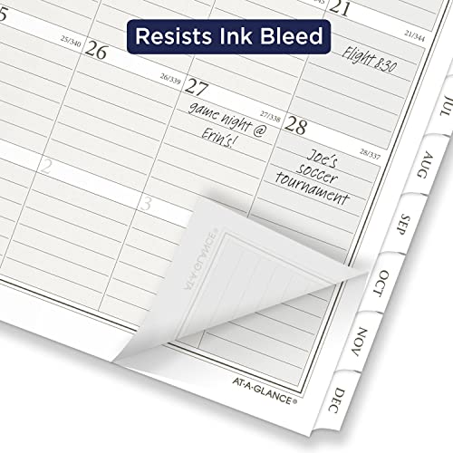 AT-A-GLANCE 2023 Weekly & Monthly Planner Refill, Hourly, 91010 Day-Timer, 5-1/2" x 8-1/2", Size 4, Desk Size, Loose Leaf, Monthly Tabs (481-285Y)