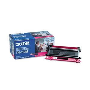 brother tn110m original toner cartridge, magenta – in retail packaging