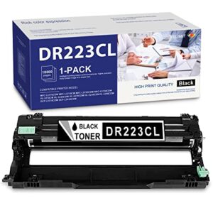 DR223CL DR-223CL Drum Unit - LVEL Compatible DR-223CL Replacement for Brother DR-223CL MFC-L3770CDW MFC-L3710CW MFC-L3750CDW MFC-L3730CDW HL-3210CW Printer, 1 Pack Black
