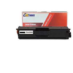 calitoner compatible toner cartridges replacement for brother tn433 black use for printers hl-l8260,8360cdw-(1 pack)