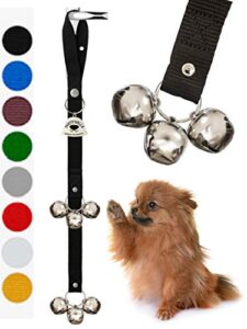 caldwell’s pet supply co. potty bells dog bell housetraining dog doorbells for dog potty training bell and housebreaking your dog loud dog door bell for potty training puppies and dogs dog potty bell