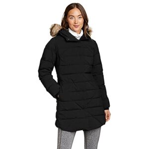 Eddie Bauer Women's Sun Valley Frost Down Parka, Black, Large