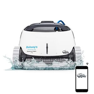 dolphin advantage pro robotic pool [vacuum] cleaner with wi-fi – pool cleaning from anywhere, anytime – ideal for in-ground swimming pools up to 50 feet – easy to clean top load filters