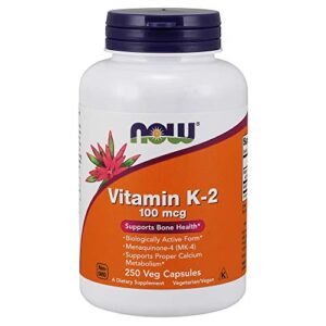 now foods vitamin k-2, 250 vegetable capsule