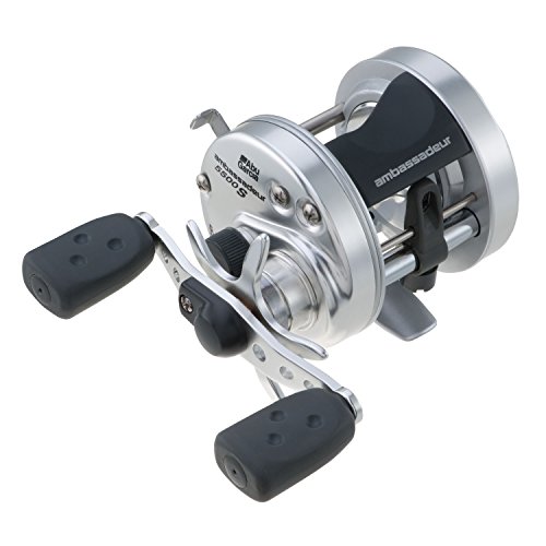 Abu Garcia Ambassadeur S Round Baitcast Reel, 5500, 10.5 oz. AMBS-5500