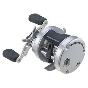 Abu Garcia Ambassadeur S Round Baitcast Reel, 5500, 10.5 oz. AMBS-5500