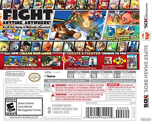 Super Smash Bros. - Nintendo 3DS (Renewed)