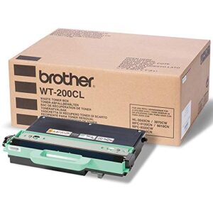 wt200cl genuine brother waste toner pack, 50k page-yield