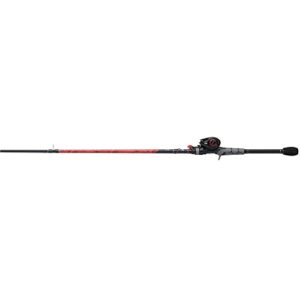 Abu Garcia 7' Max X Black Baitcast Combo Combo, 1 Fishing Rod, Right Reel Handle Position