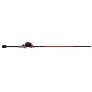 Abu Garcia 7' Max X Black Baitcast Combo Combo, 1 Fishing Rod, Right Reel Handle Position