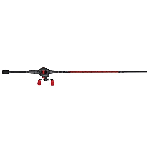 Abu Garcia 7' Max X Black Baitcast Combo Combo, 1 Fishing Rod, Right Reel Handle Position