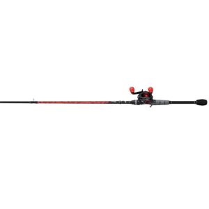 Abu Garcia 7' Max X Black Baitcast Combo Combo, 1 Fishing Rod, Right Reel Handle Position