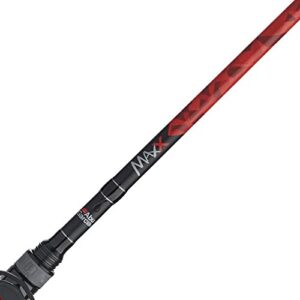 Abu Garcia 7' Max X Black Baitcast Combo Combo, 1 Fishing Rod, Right Reel Handle Position