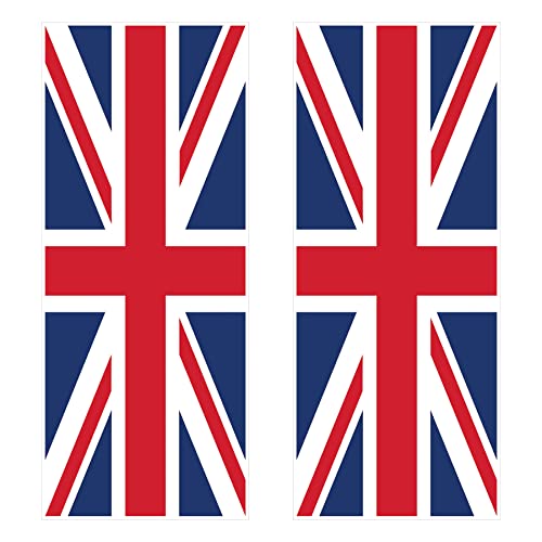 Beistle 2Piece Union Jack Door Covers, 30" x 6', , Red/White/Blue