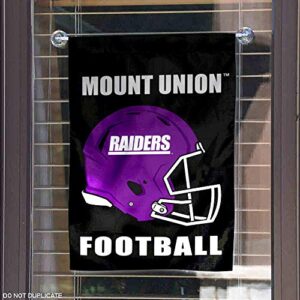 Mount Union Raiders Football Helmet Garden Flag