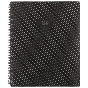 2022 weekly & monthly planner by at-a-glance, 8-1/2″ x 11″, large, block format, elevation, black (75950p05)