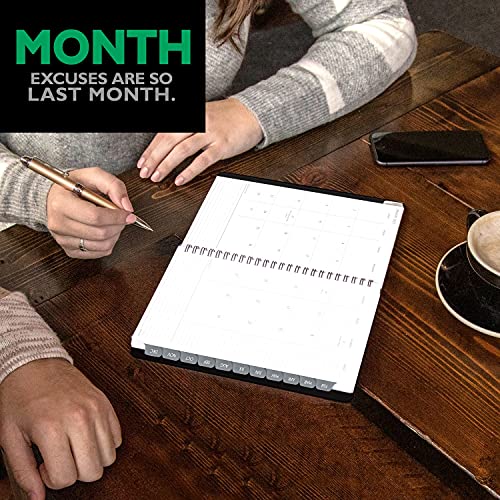 2022 Weekly & Monthly Planner by AT-A-GLANCE, 8-1/2" x 11", Large, Block Format, Elevation, Black (75950P05)