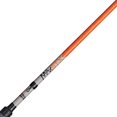 Abu Garcia 6'6" Max STX Fishing Rod and Reel Baitcast Combo, 1-Piece Rod, Size LP Reel, Left Reel Handle Position, Lightweight Graphite Frame, MagTrax Brake System