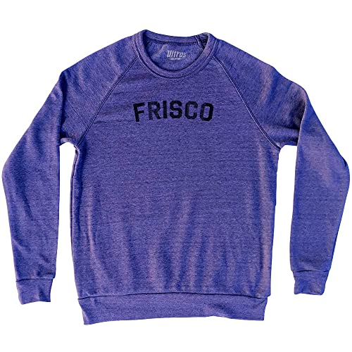 Frisco Adult Tri-Blend Sweatshirt, Athletic Purple, 4X-Large