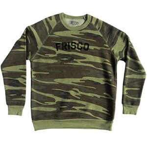 frisco adult tri-blend sweatshirt, camo, 4x-large