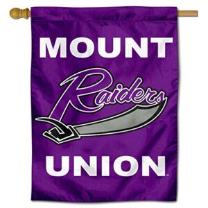 mount union raiders double sided house flag
