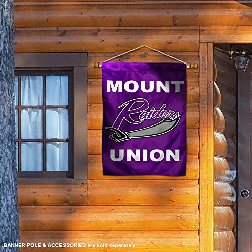 Mount Union Raiders Double Sided House Flag