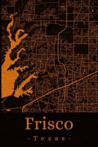 frisco texas: your city, your region, your home! | composition notebook 6×9 blank 120 pages