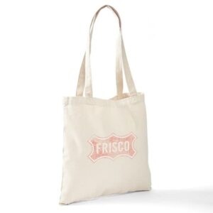 CafePress Faded Frisco Tote Bag Natural Canvas Tote Bag, Reusable Shopping Bag