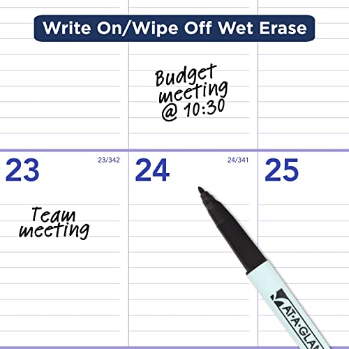 AT-A-GLANCE 2023 Erasable Calendar, Dry Erase Wall Planner, 12" x 17", Small (PMLM0228)