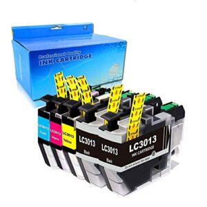 tengsheng compatible ink cartridges replacement for brother lc3013 lc-3013 lc3011 lc-3011 compatible with brother mfc-j491dw, mfc-j690dw, mfc-j895dw, mfc-j497dw printer (2bk 1c/m/y 5pk)