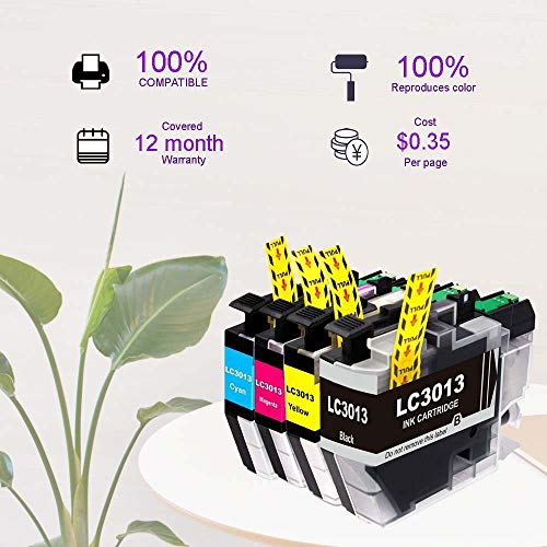 TengSheng Compatible Ink cartridges Replacement for Brother LC3013 LC-3013 LC3011 LC-3011 Compatible with Brother MFC-J491DW, MFC-J690DW, MFC-J895DW, MFC-J497DW Printer (2BK 1C/M/Y 5PK)