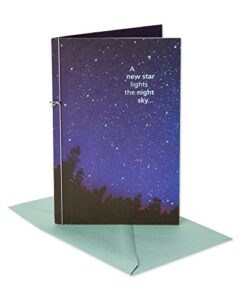 american greetings sympathy card (new star, shine forever)