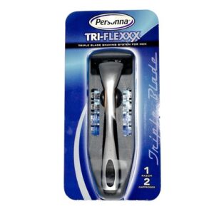 Personna Tri-Flexxx Triple Blade Shaving System for Men