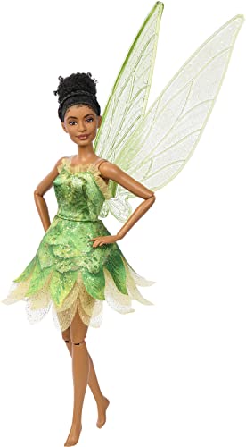 Disney Movie Peter Pan & Wendy Toys, Tinker Bell Fairy Doll with Wings Inspired by Disney’s Peter Pan & Wendy, Gifts for Kids