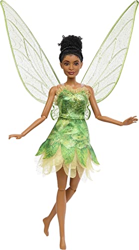 Disney Movie Peter Pan & Wendy Toys, Tinker Bell Fairy Doll with Wings Inspired by Disney’s Peter Pan & Wendy, Gifts for Kids