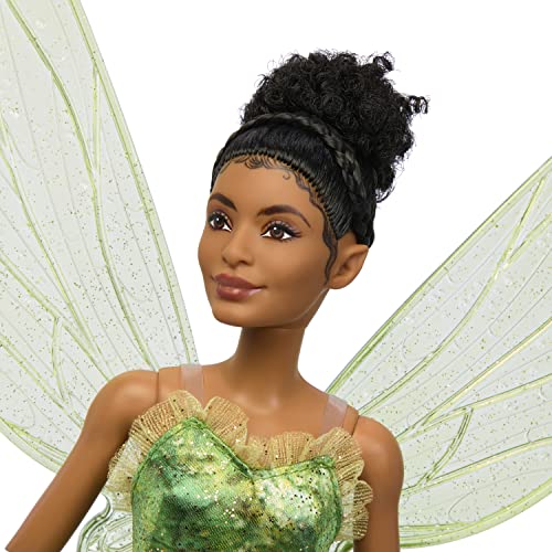 Disney Movie Peter Pan & Wendy Toys, Tinker Bell Fairy Doll with Wings Inspired by Disney’s Peter Pan & Wendy, Gifts for Kids