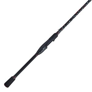 abu garcia vendetta spinning fishing rod, black, 7′ – medium heavy – 1pc