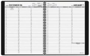 at-a-glance recycled weekly appointment book, 8 x 11 inches, black, 2013 (70-950-05)