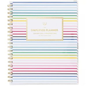 At-A-Glance Emily Ley 2023 Planner Weekly/Monthly 11"x8.375" Happy Stripe